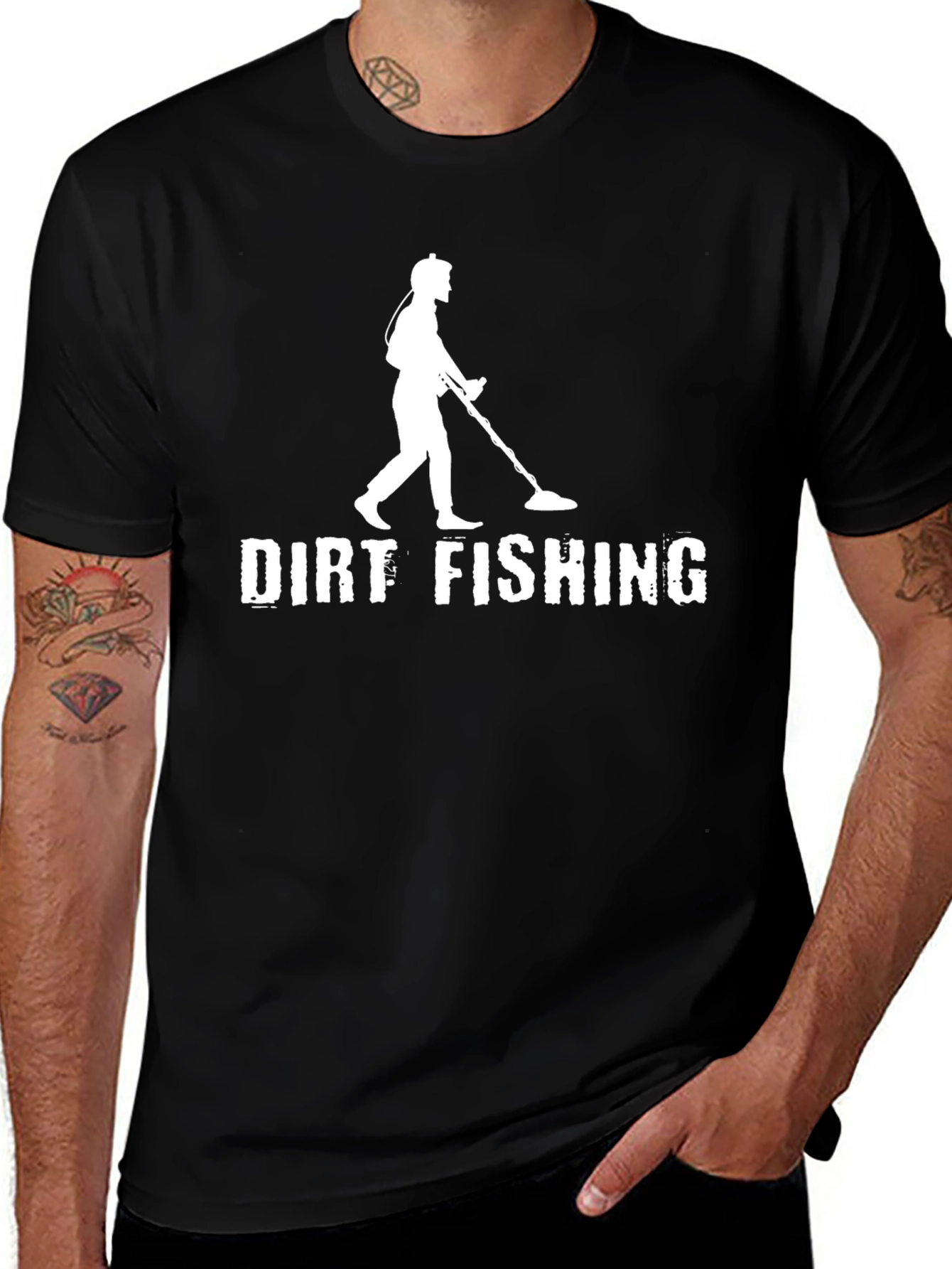 Dirt Fishing T-Shirt - Metal Detecting Enthusiast Apparel
