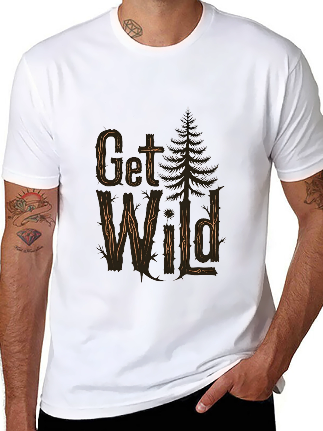 Get Wild Black T-Shirt
