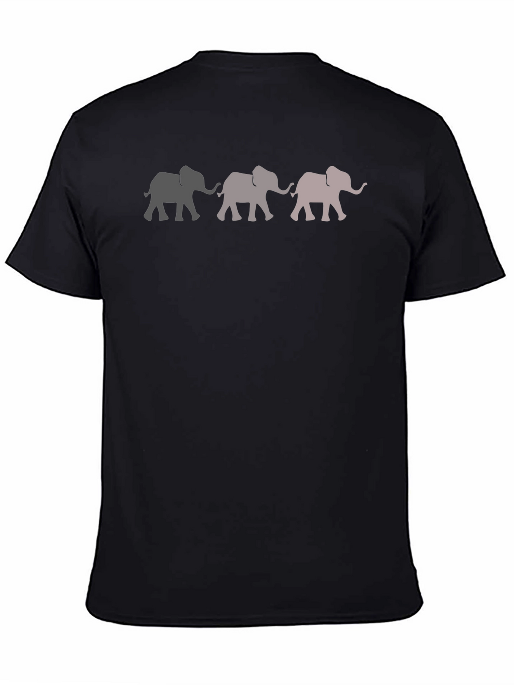 Elephant Parade Graphic Tee - Stylish Mens Black T-Shirt