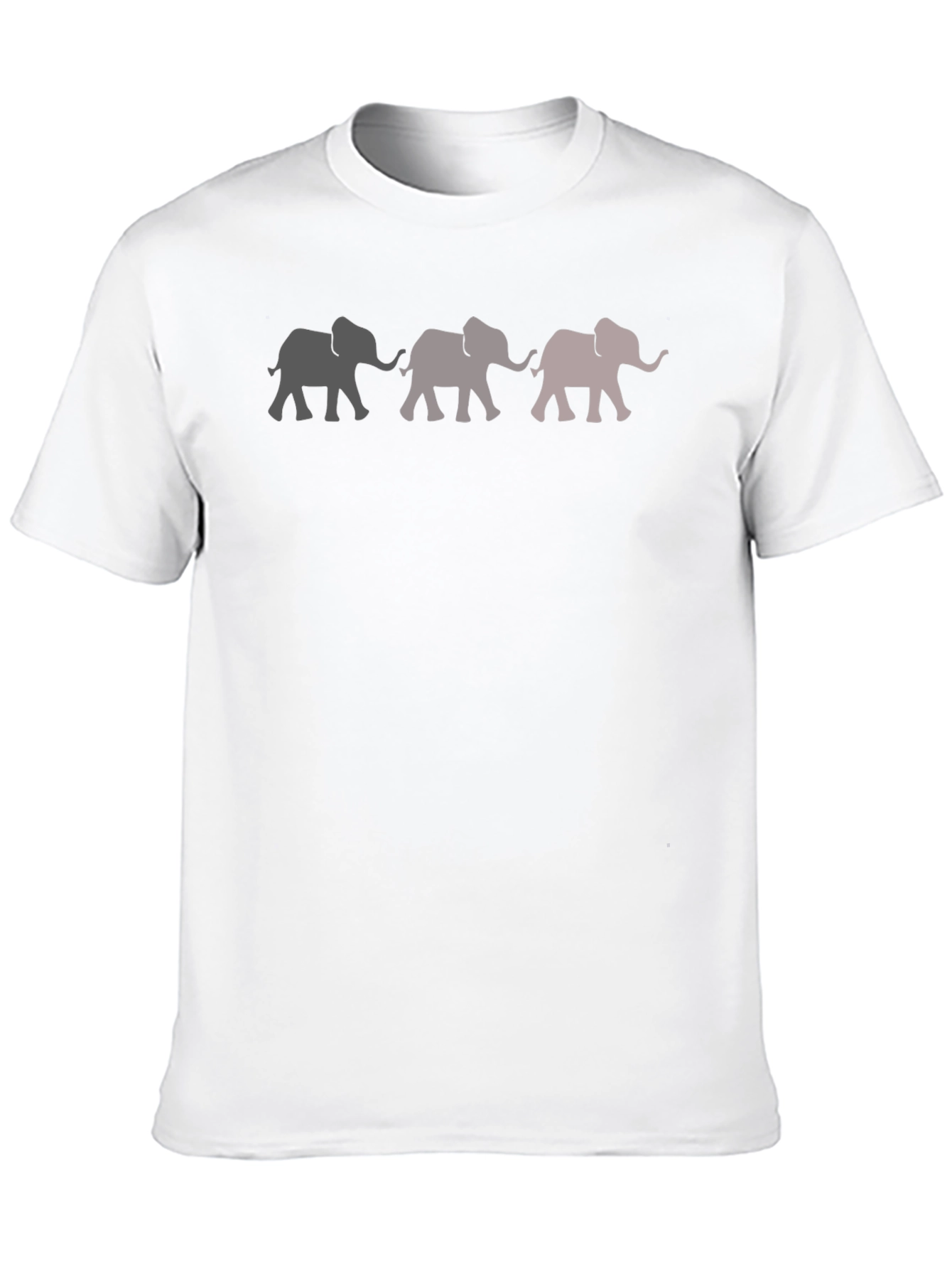 Elephant Parade Graphic Tee - Stylish Mens Black T-Shirt