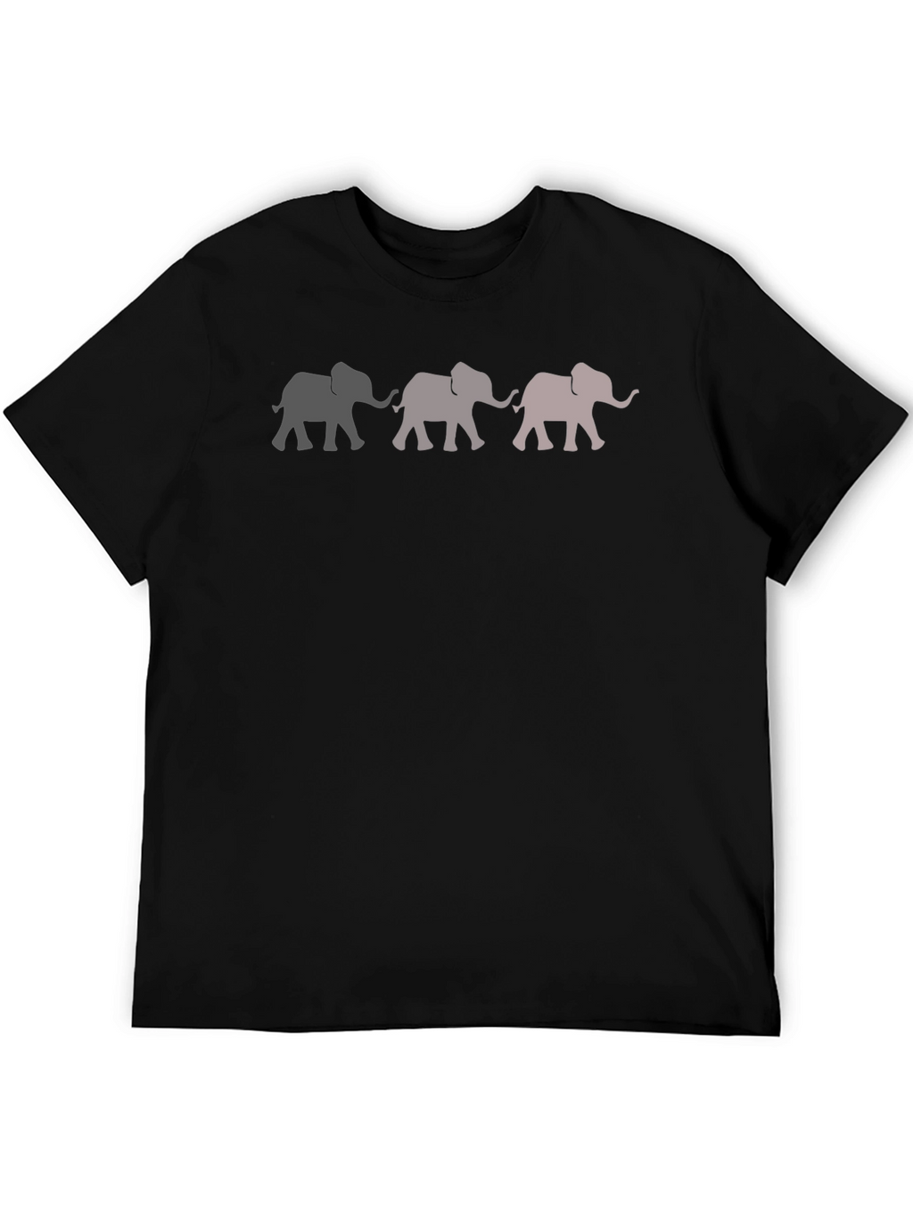 Elephant Parade Graphic Tee - Stylish Mens Black T-Shirt