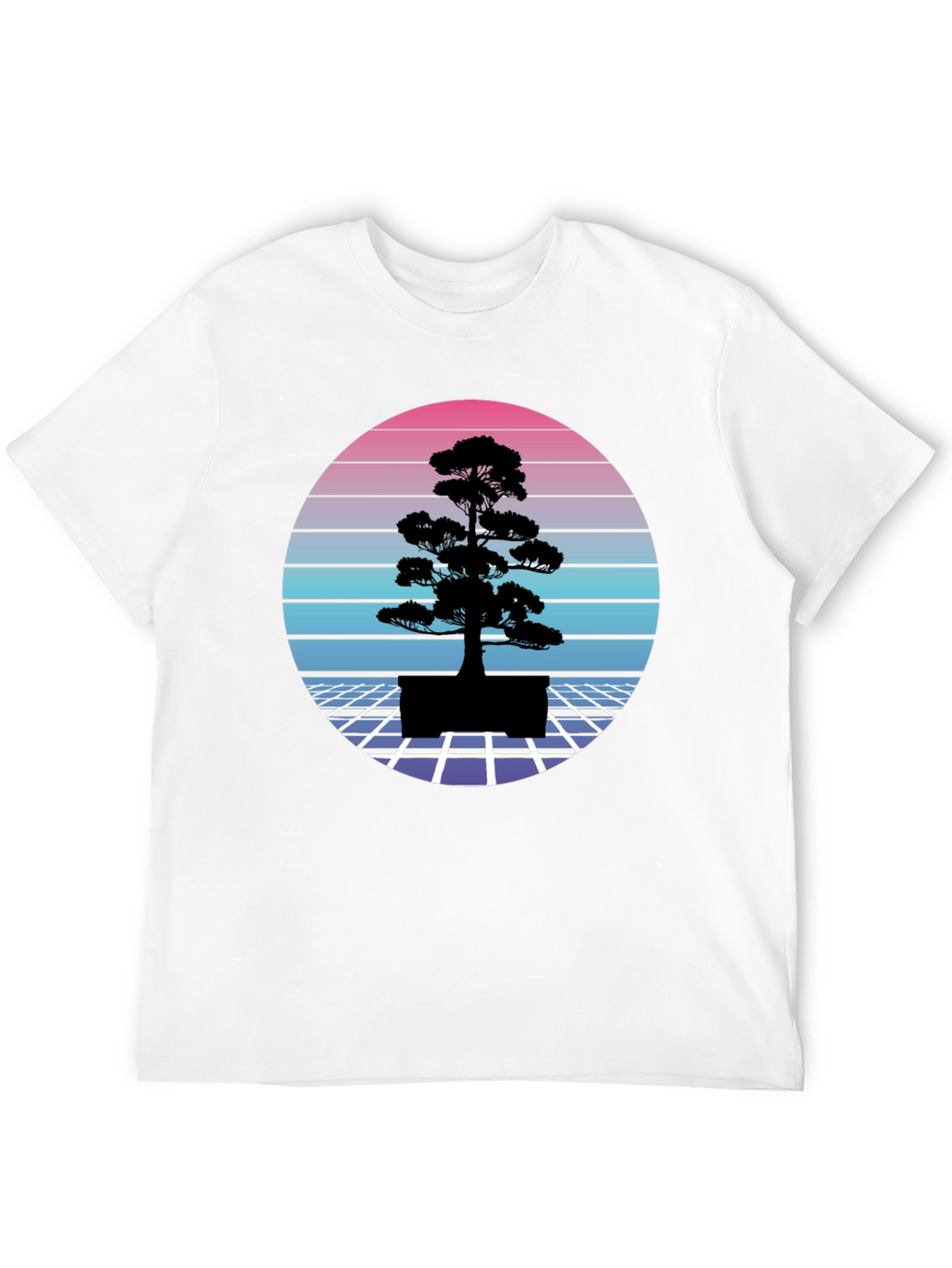 Retro Bonsai T-Shirt - Vaporwave Style