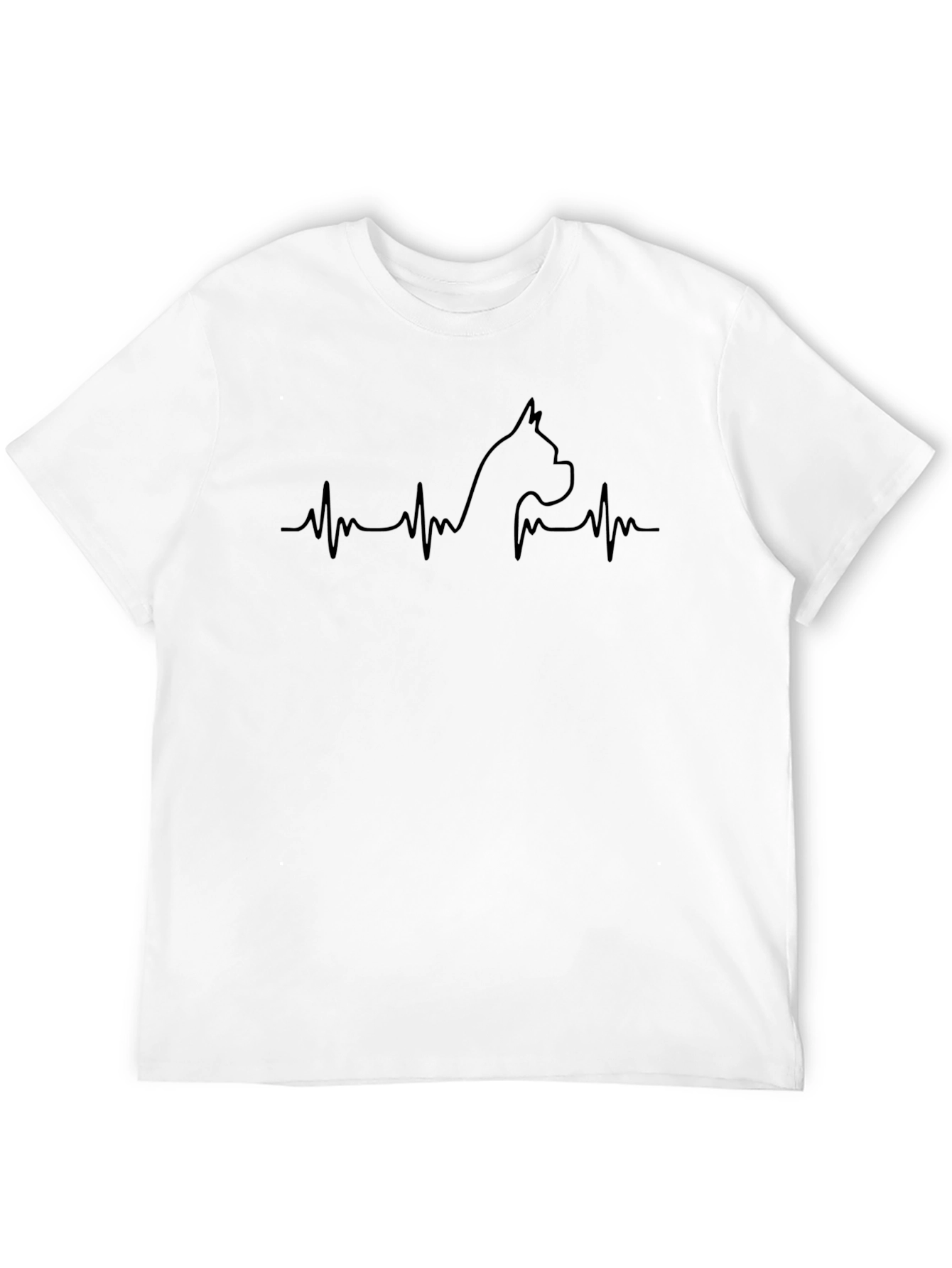 Cat Heartbeat T-Shirt - Cool Graphic Tee