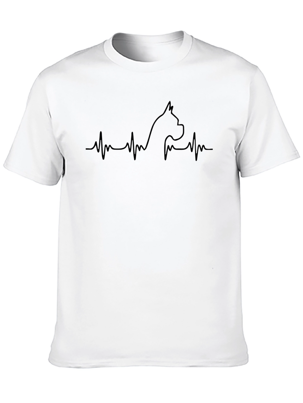 Cat Heartbeat T-Shirt - Cool Graphic Tee