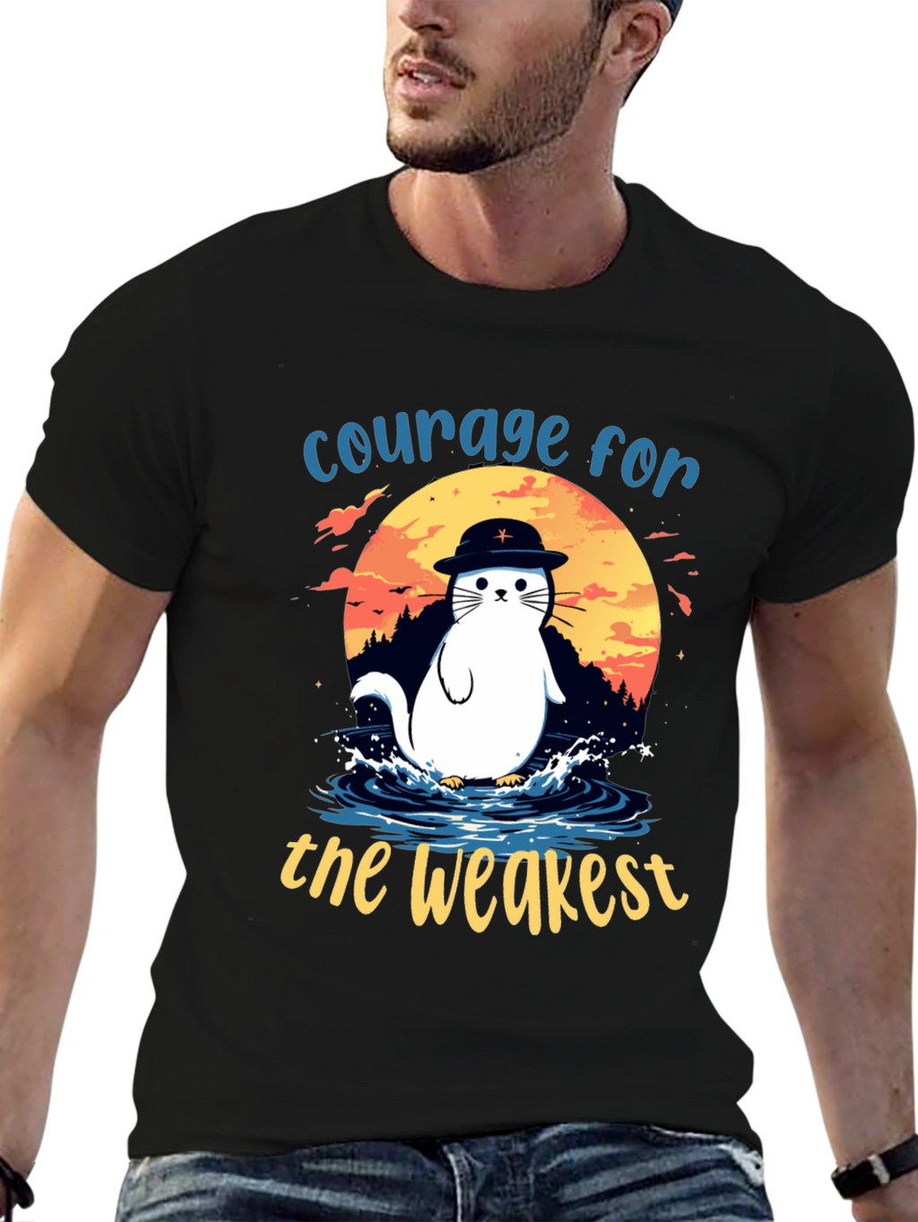 Courage T-Shirt - Seal Design