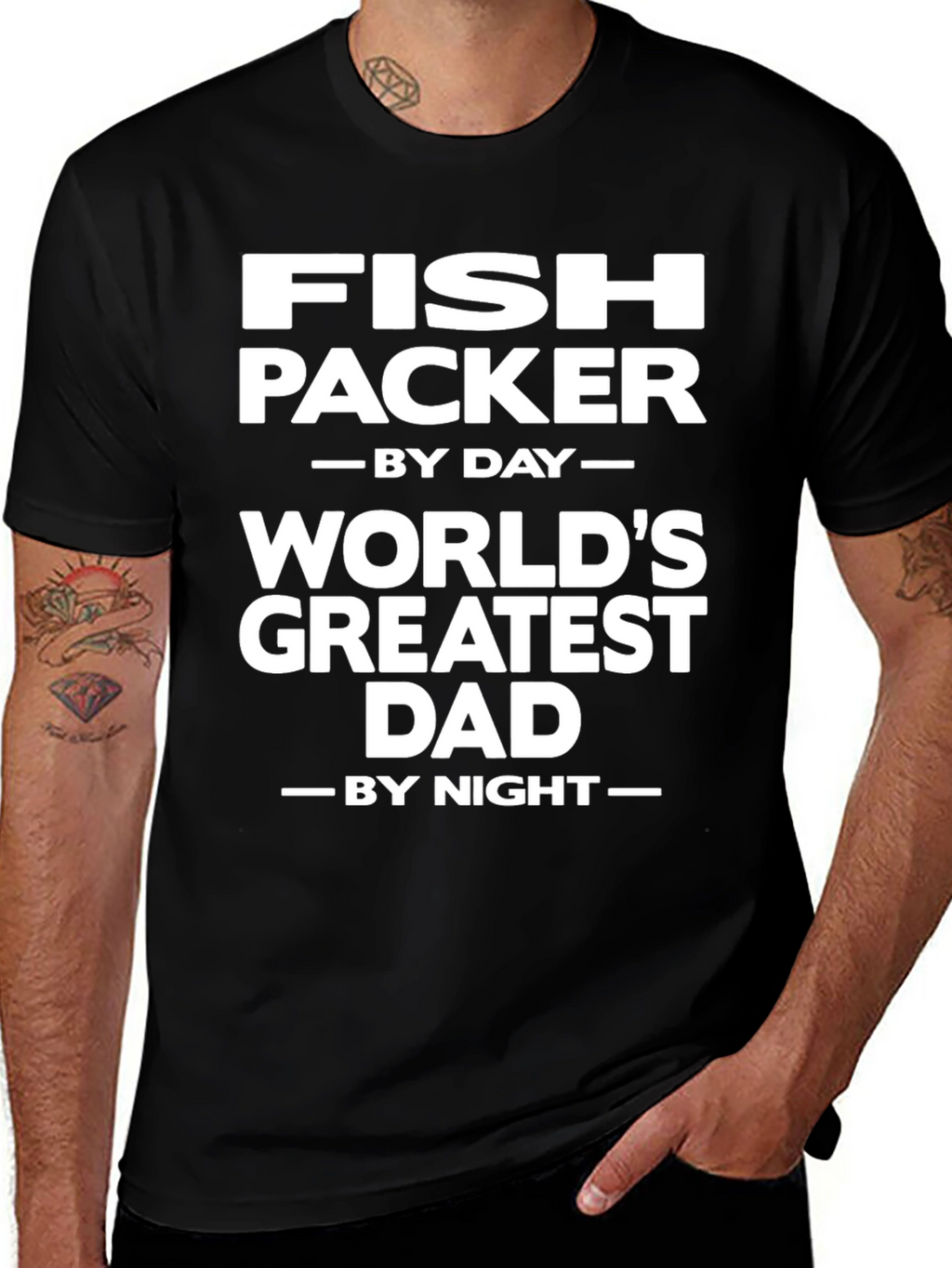 Fish Packer Greatest Dad T-Shirt