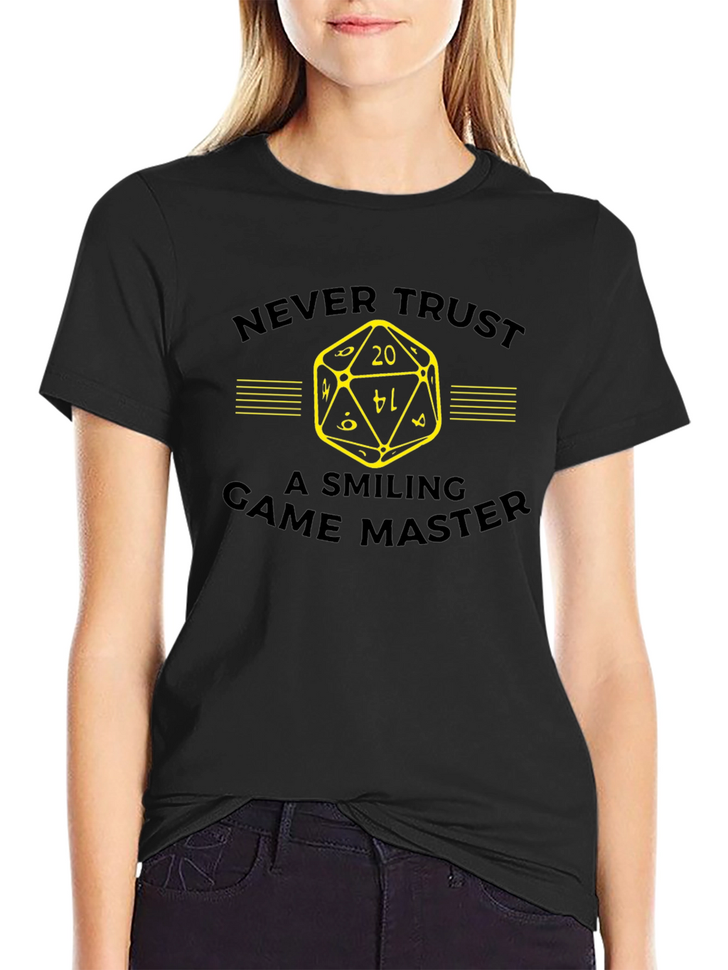 Never Trust Smiling Game Master T-Shirt