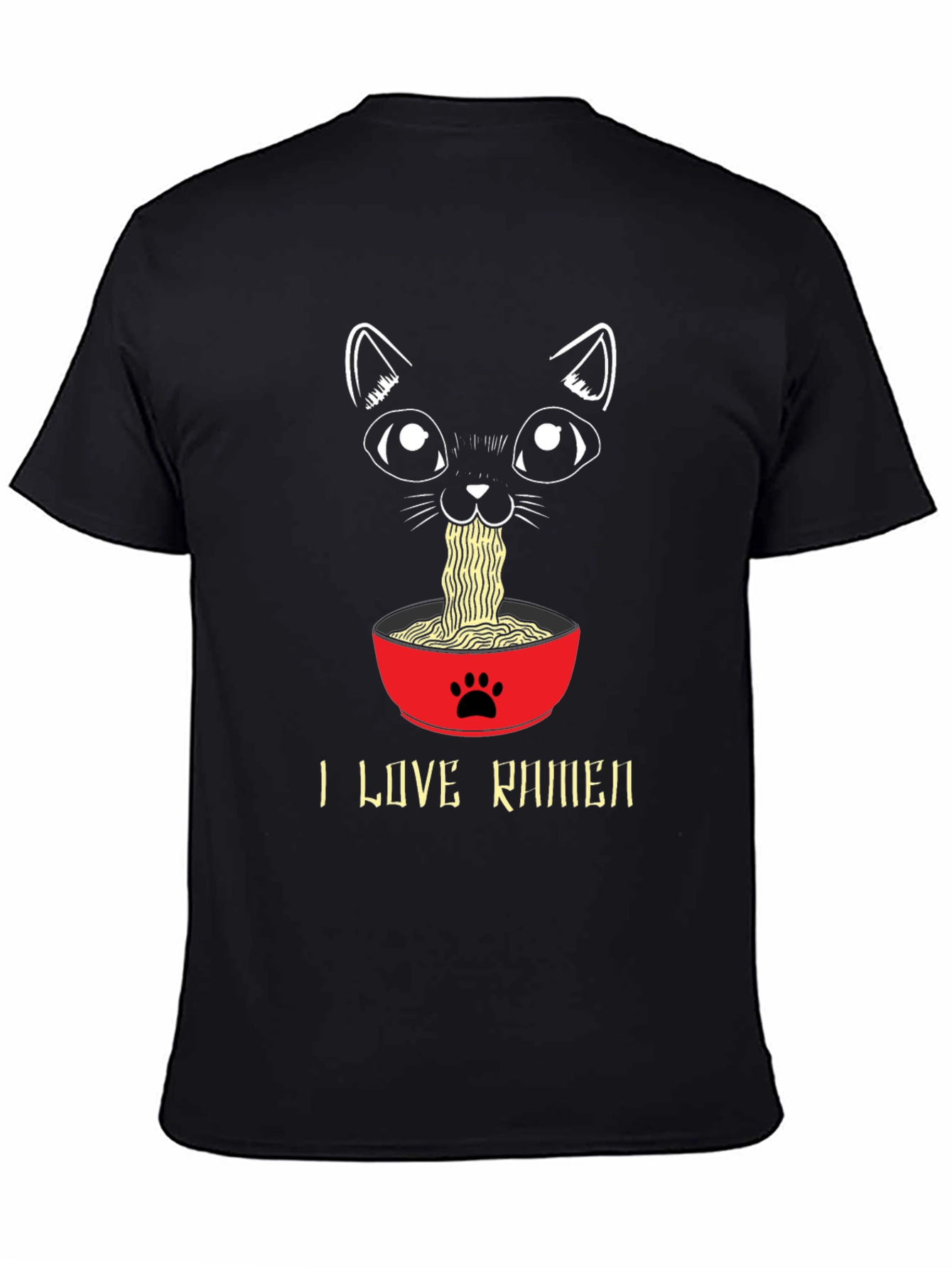 I Love Ramen Cat T-Shirt