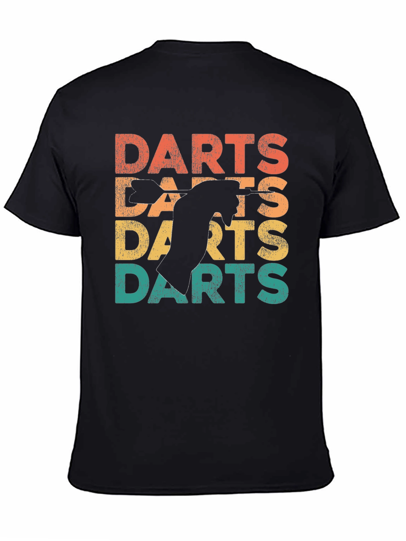 Retro Darts T-Shirt - Vintage Style Thrower Tee