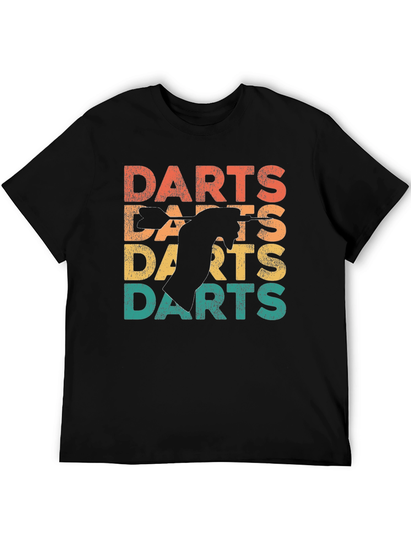 Retro Darts T-Shirt - Vintage Style Thrower Tee