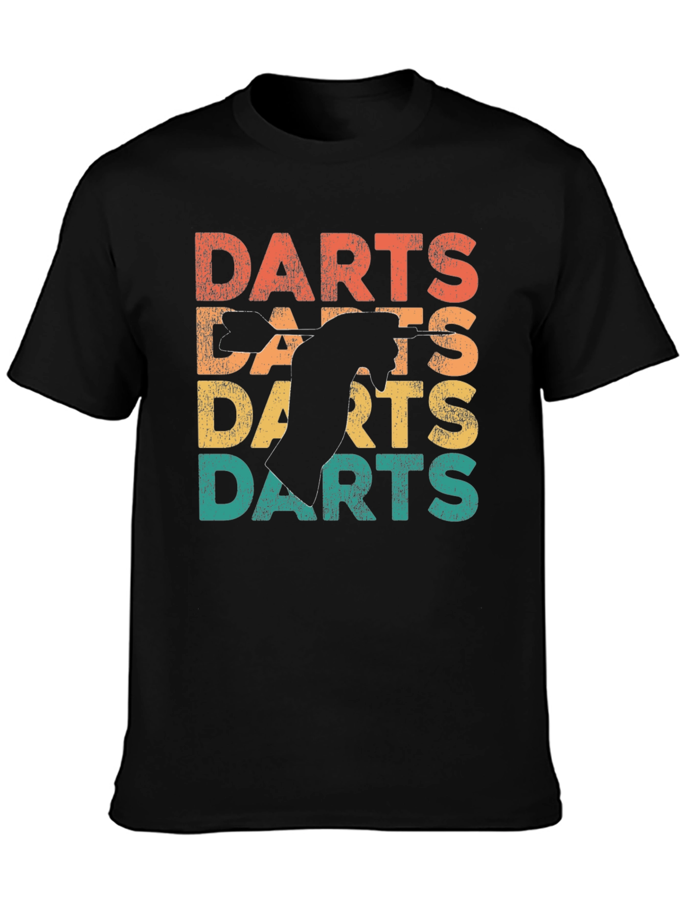 Retro Darts T-Shirt - Vintage Style Thrower Tee