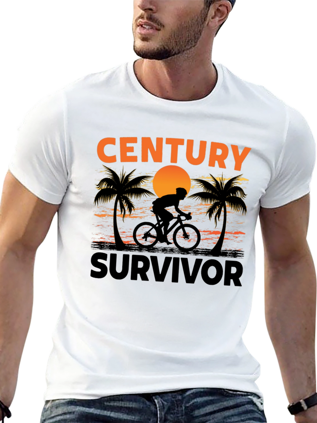 Century Survivor Biker T-Shirt