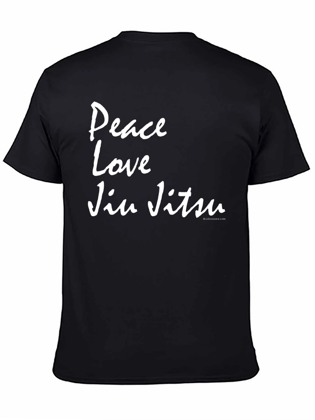 Peace Love Jiu Jitsu Black T-Shirt