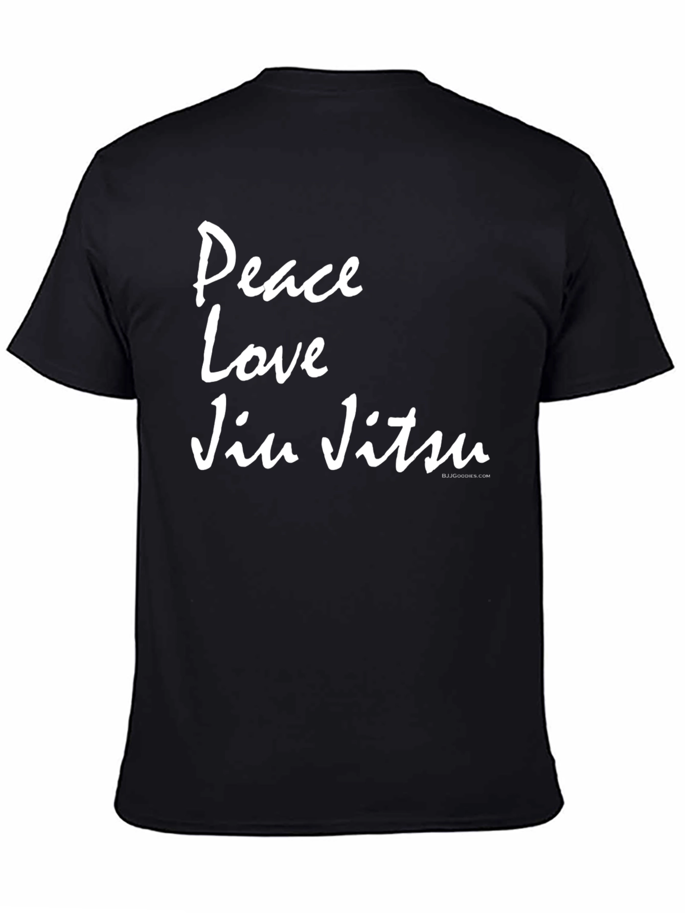 Peace Love Jiu Jitsu Black T-Shirt