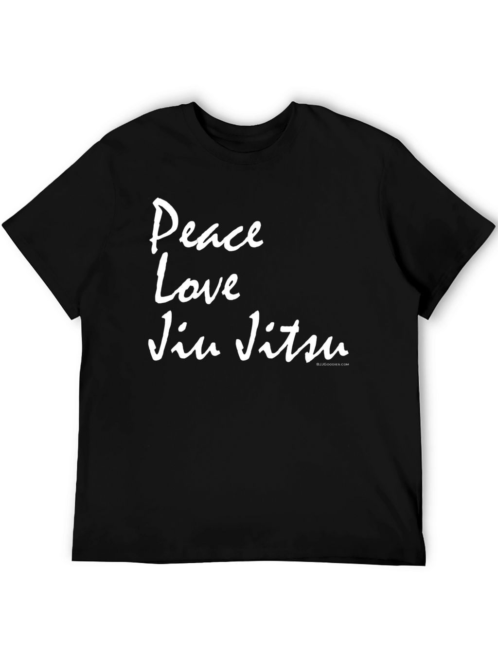 Peace Love Jiu Jitsu Black T-Shirt