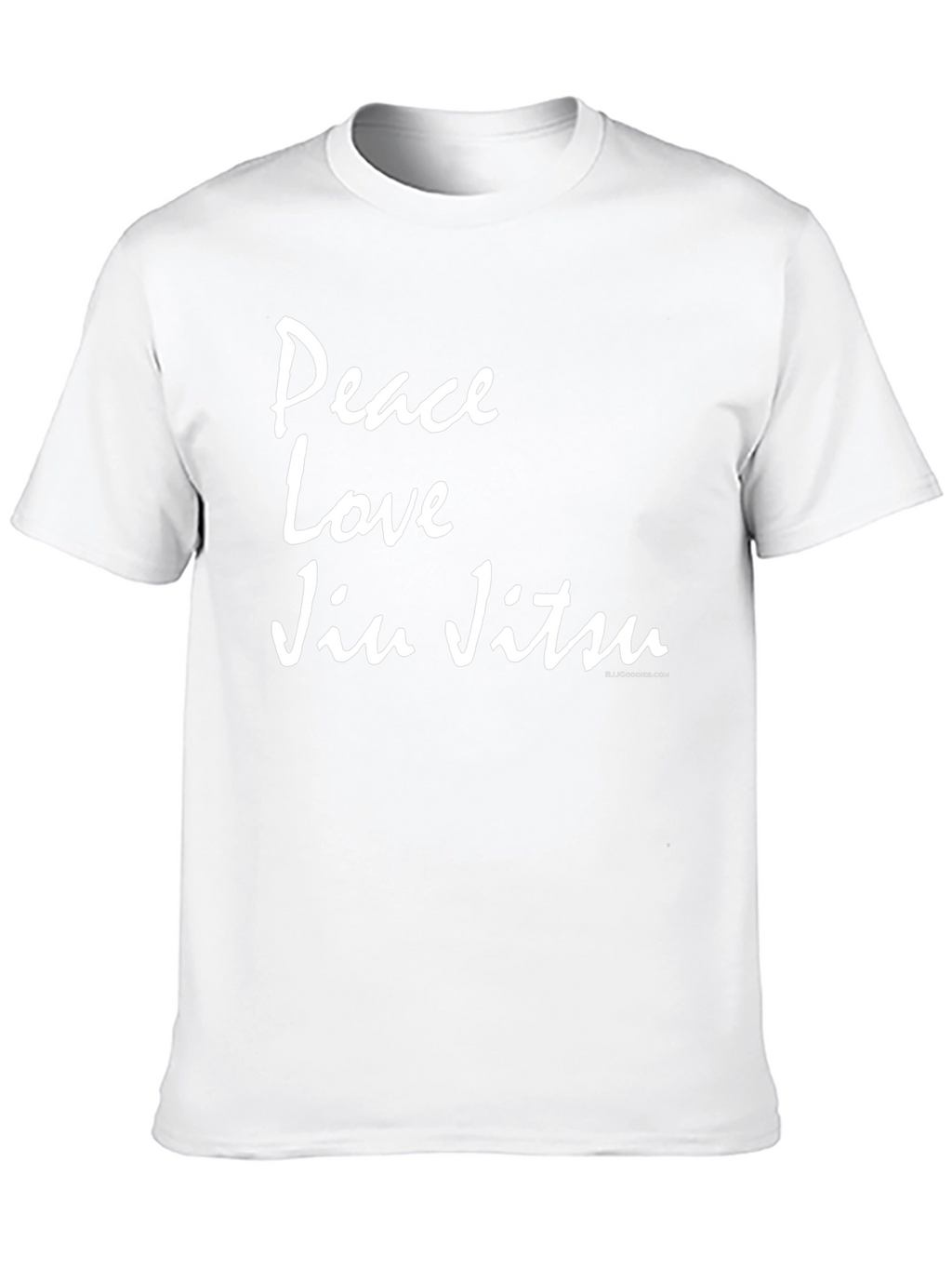 Peace Love Jiu Jitsu Black T-Shirt