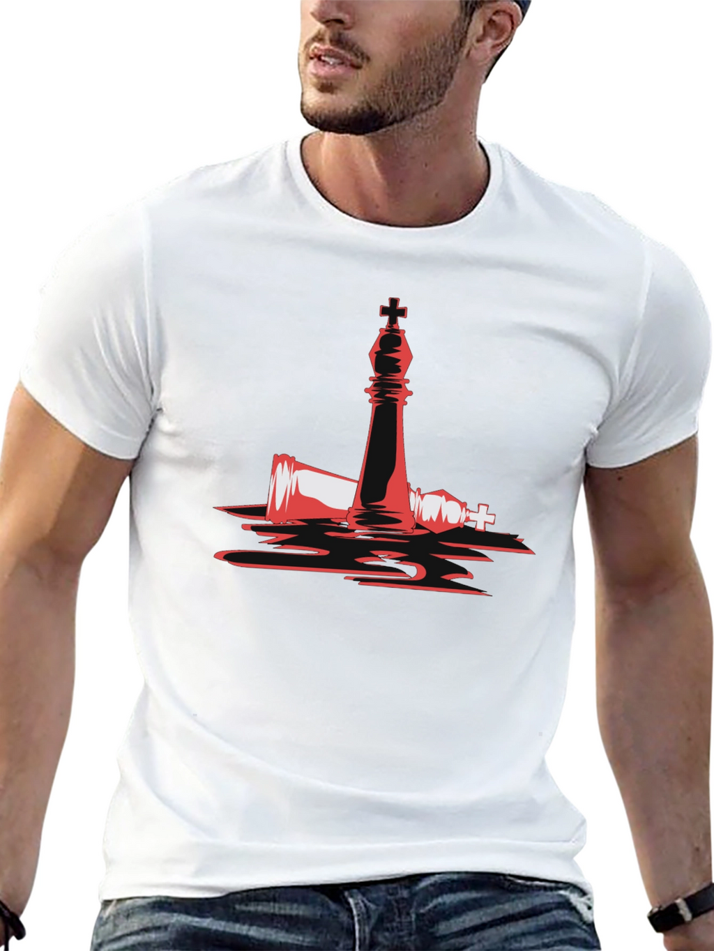 Checkmate T-Shirt - Fallen King Graphic Tee