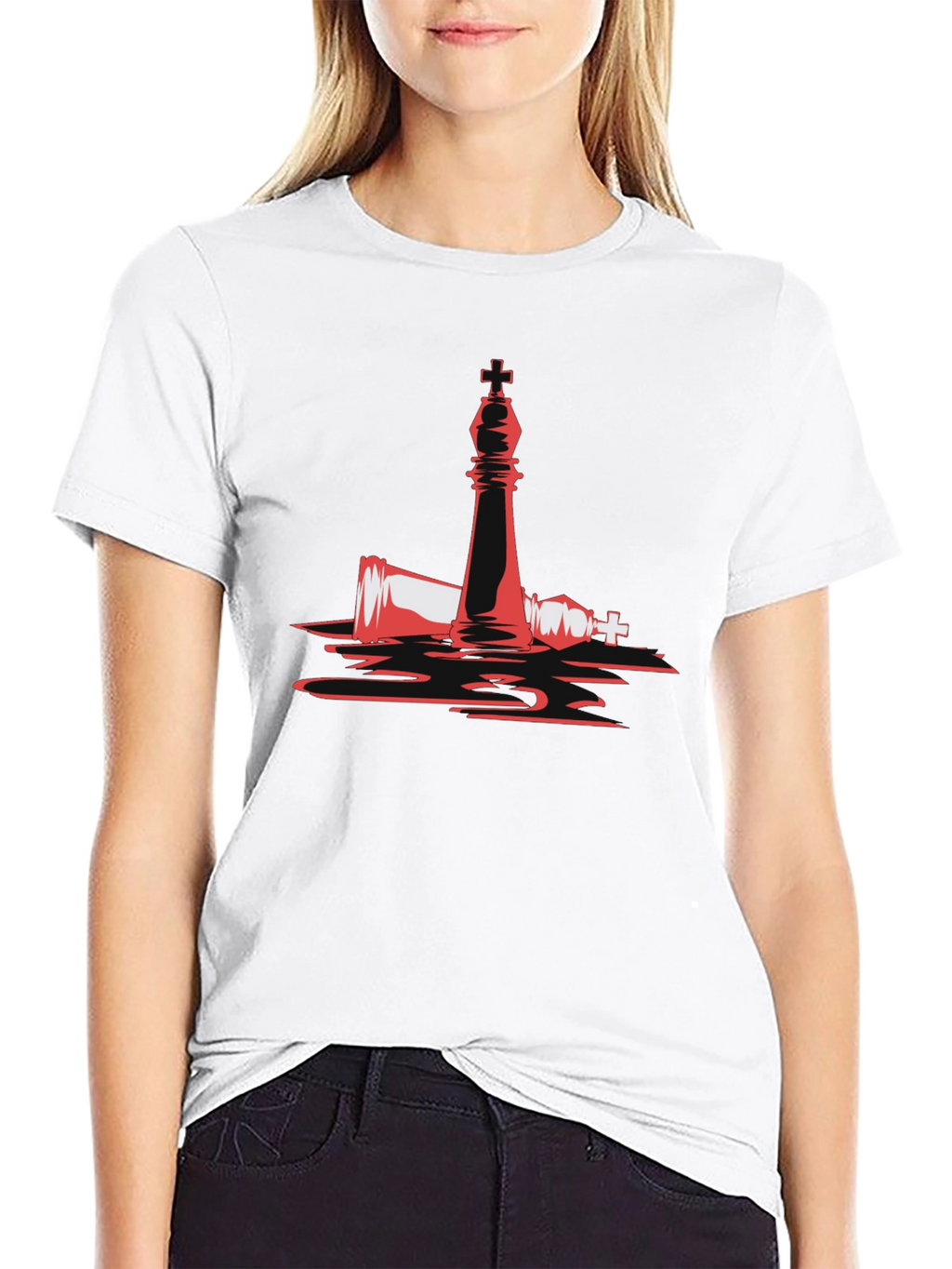 Checkmate T-Shirt - Fallen King Graphic Tee