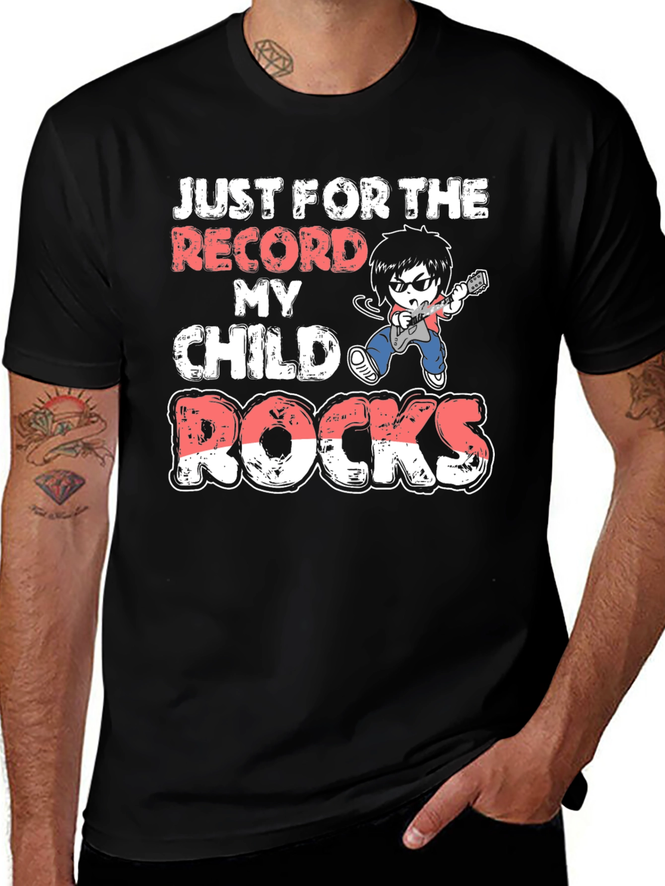 My Child Rocks T-Shirt | Rocker Kid Graphic Tee