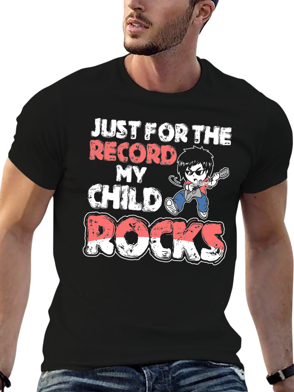 My Child Rocks T-Shirt | Rocker Kid Graphic Tee