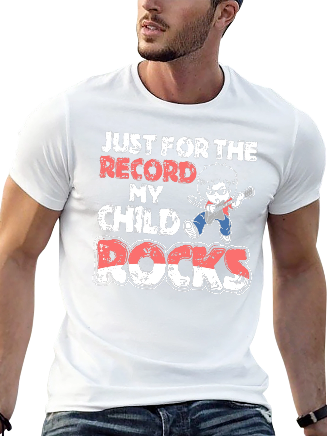 My Child Rocks T-Shirt | Rocker Kid Graphic Tee