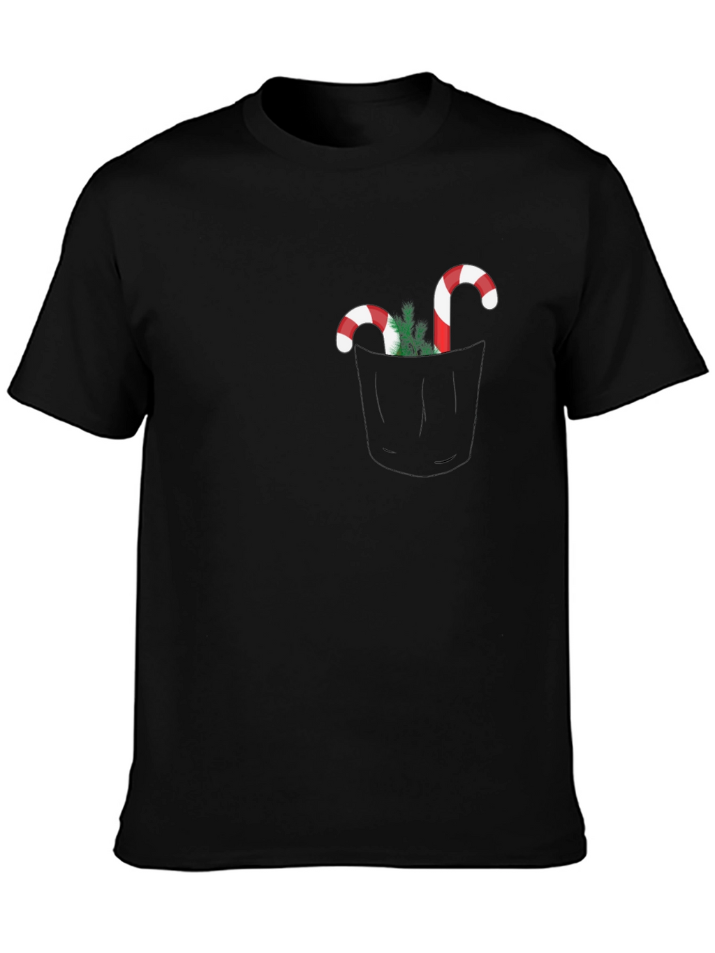 Festive Holiday Pocket T-Shirt
