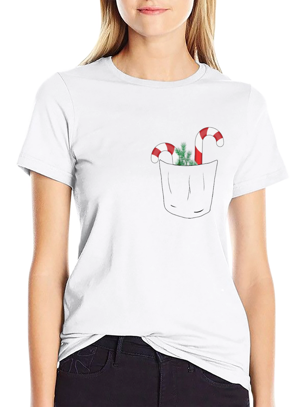 Festive Holiday Pocket T-Shirt