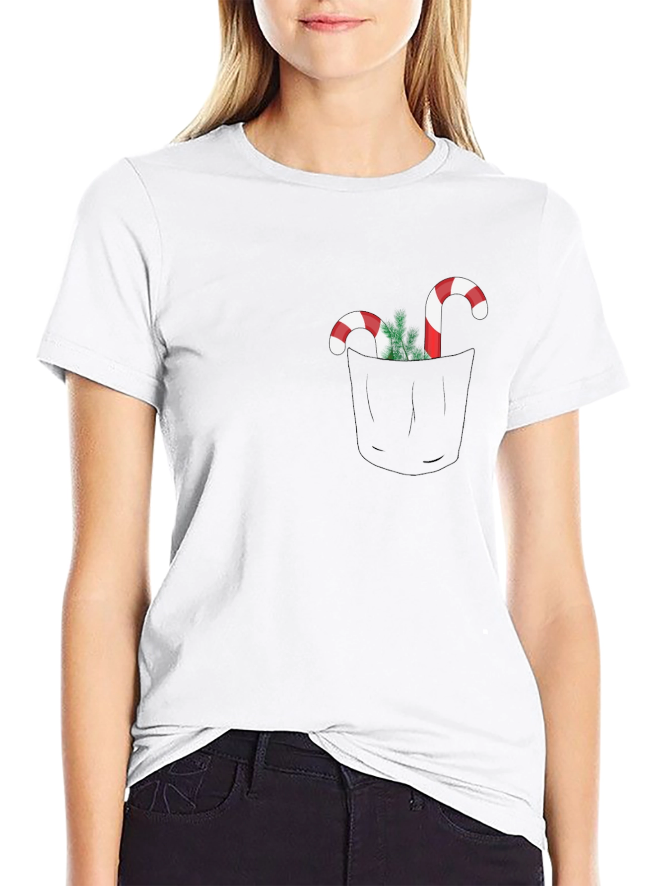 Festive Holiday Pocket T-Shirt