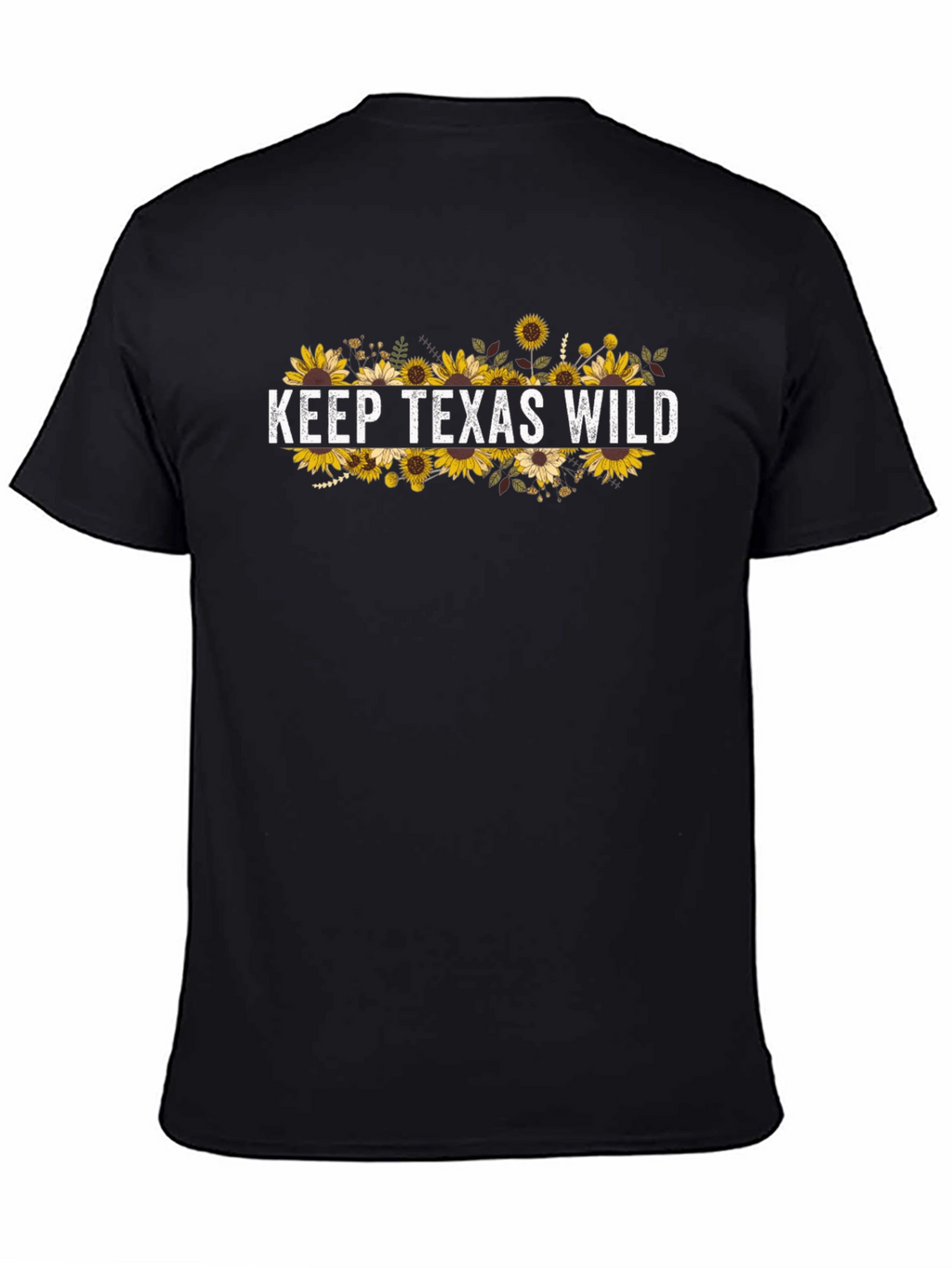 Keep Texas Wild Sunflower Graphic T-Shirt