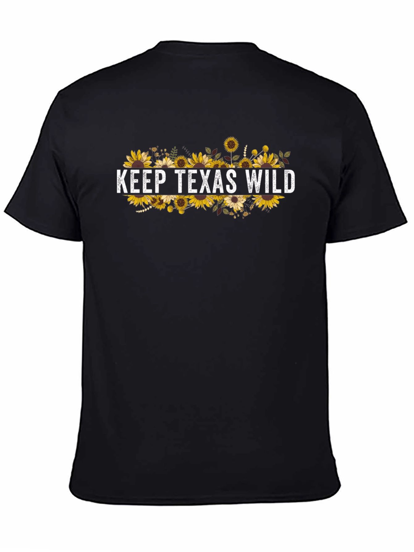 Keep Texas Wild Sunflower Graphic T-Shirt