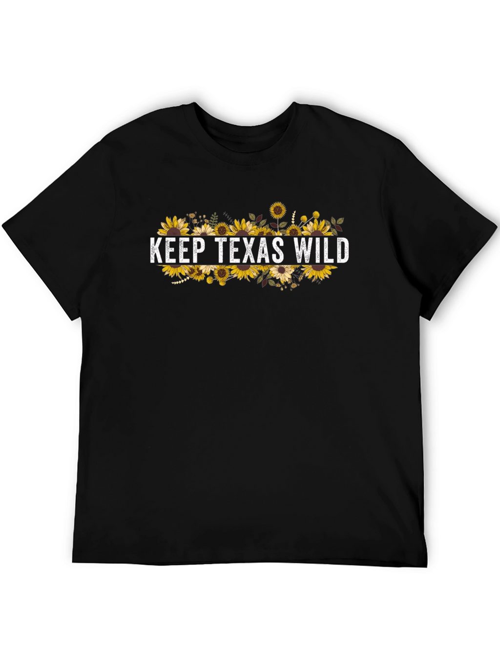Keep Texas Wild Sunflower Graphic T-Shirt