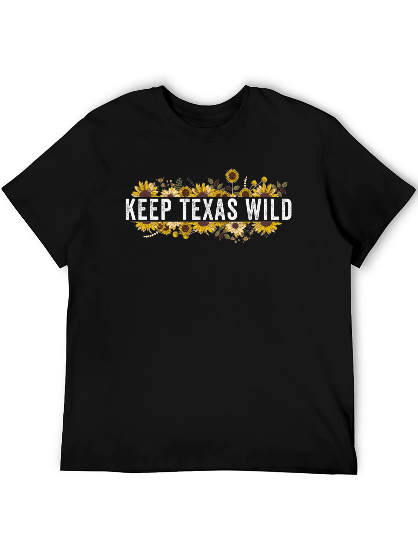 Keep Texas Wild Sunflower Graphic T-Shirt