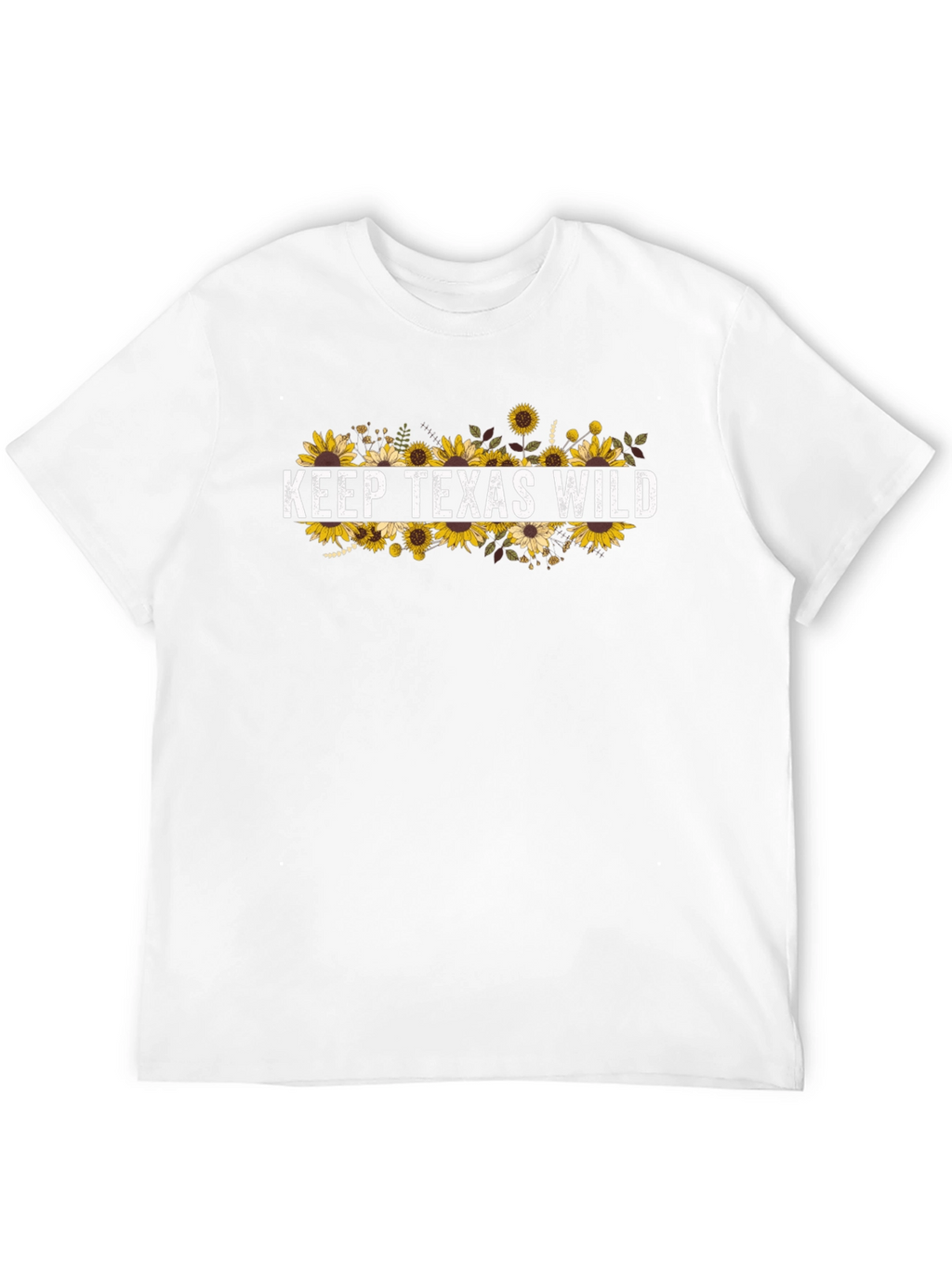 Keep Texas Wild Sunflower Graphic T-Shirt