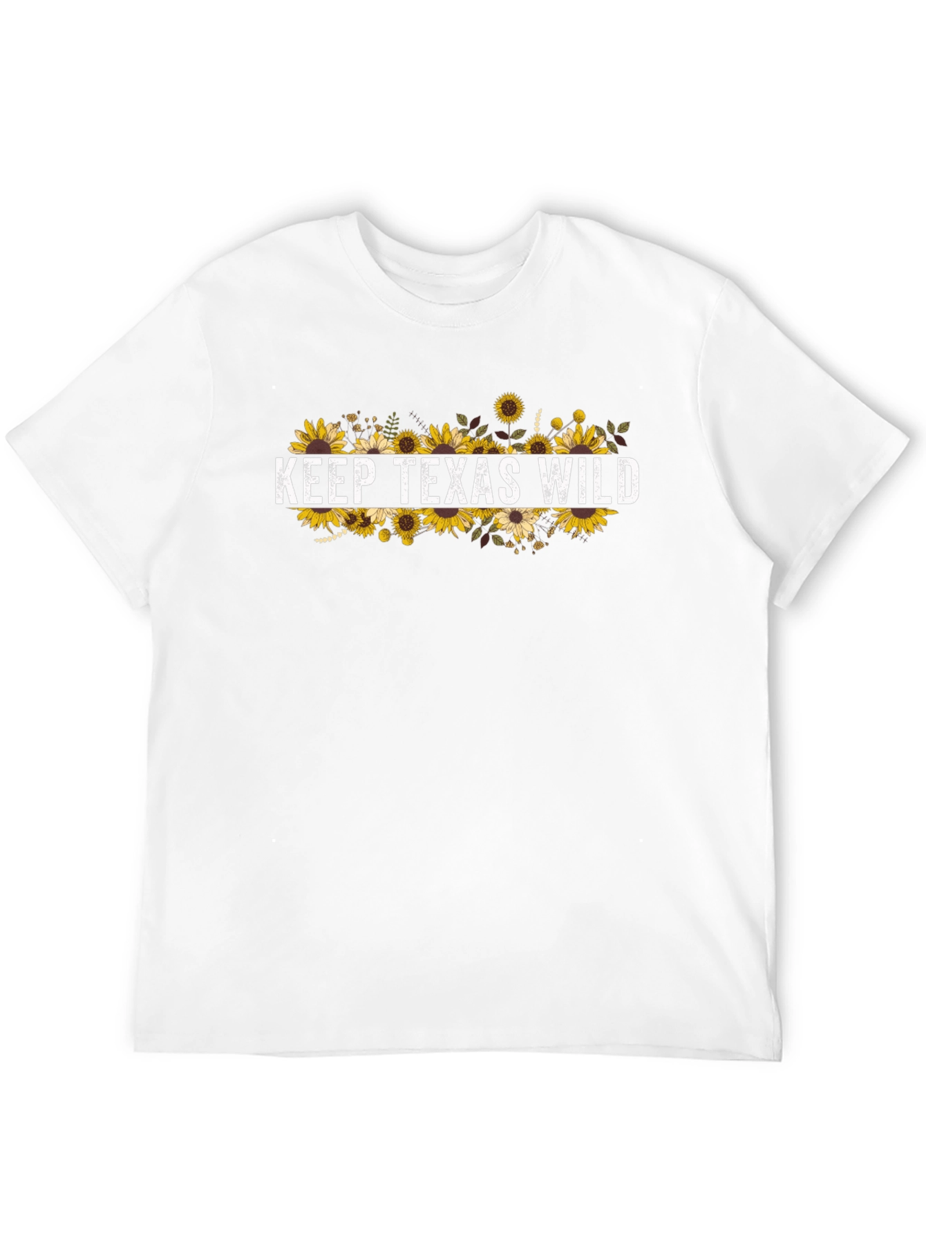 Keep Texas Wild Sunflower Graphic T-Shirt