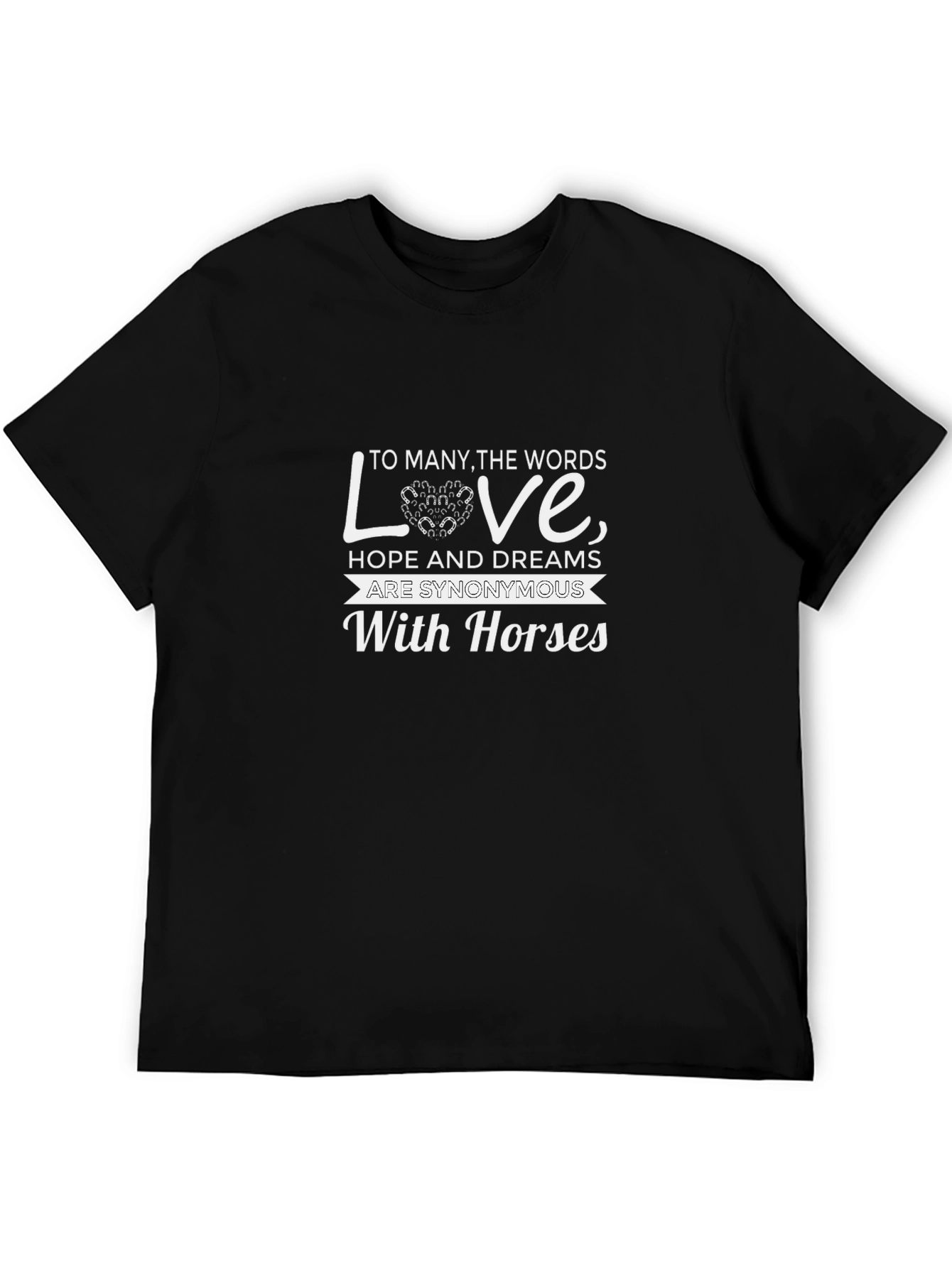 Horses Love T-Shirt - Equestrian Dream Tee