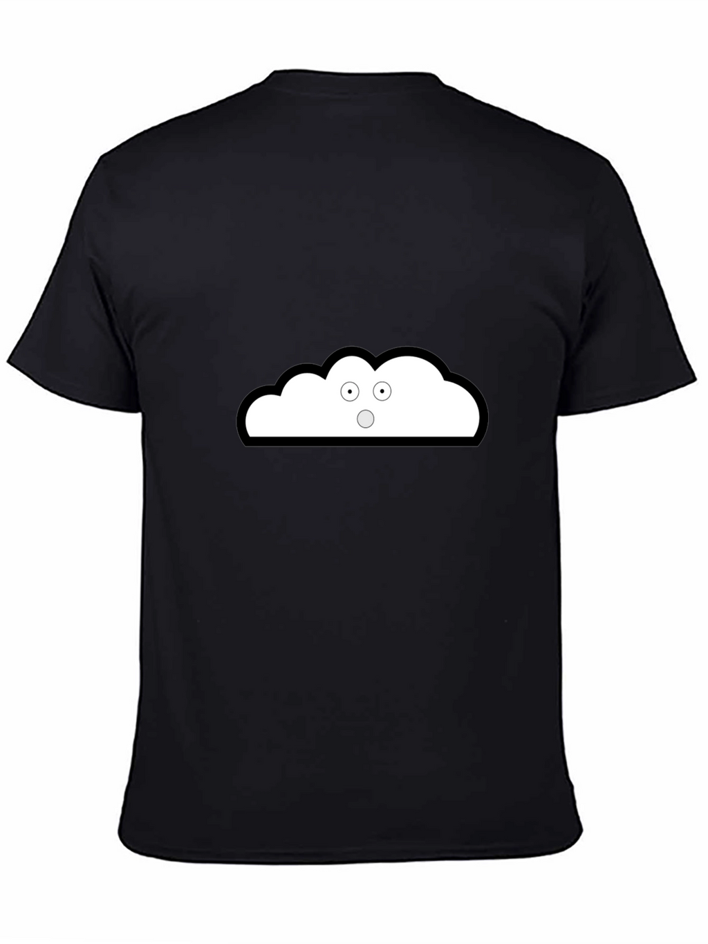 Cloud Graphic Black T-Shirt - Unique Style