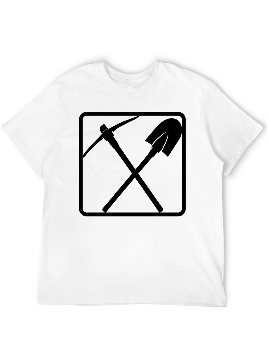 Pickaxe & Shovel Graphic Tee - Black