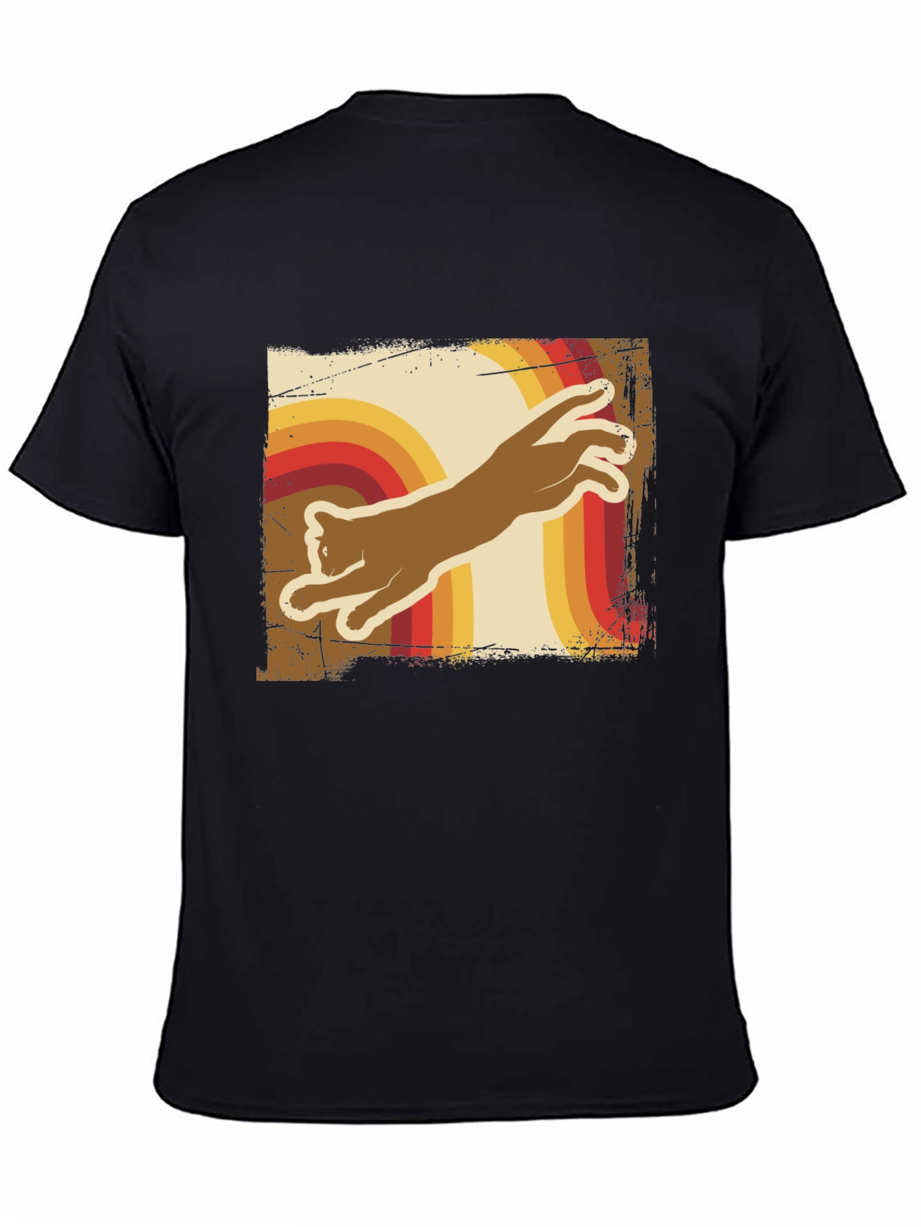 Retro Cat T-Shirt - Vintage Style Tee