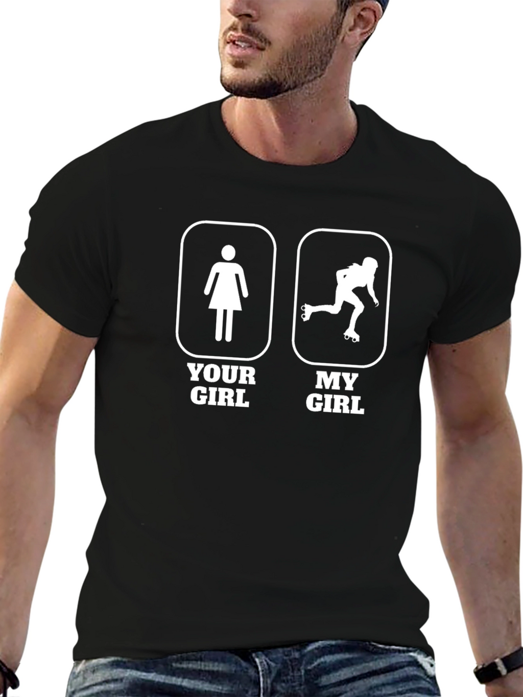 Your Girl My Girl Inline Skating T-Shirt