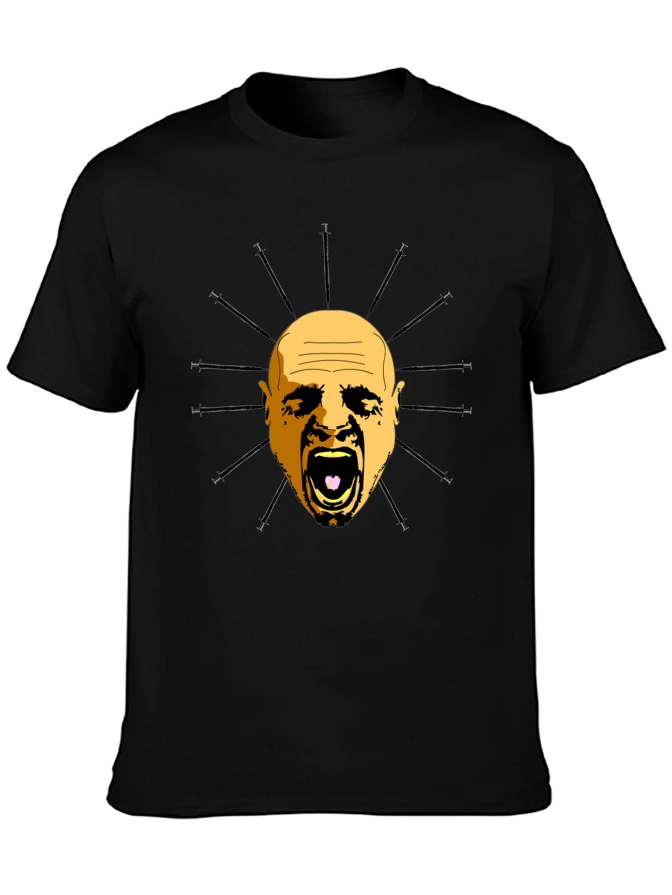 Horror Pinhead Graphic T-Shirt - Classic Movie Tee