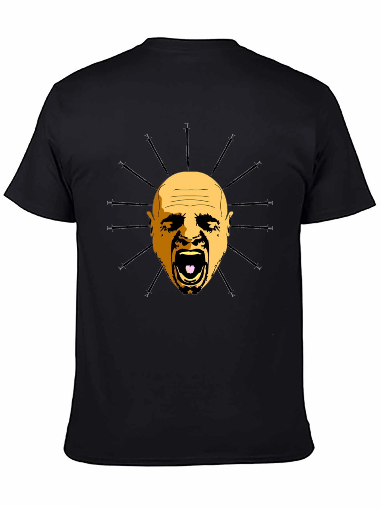 Horror Pinhead Graphic T-Shirt - Classic Movie Tee