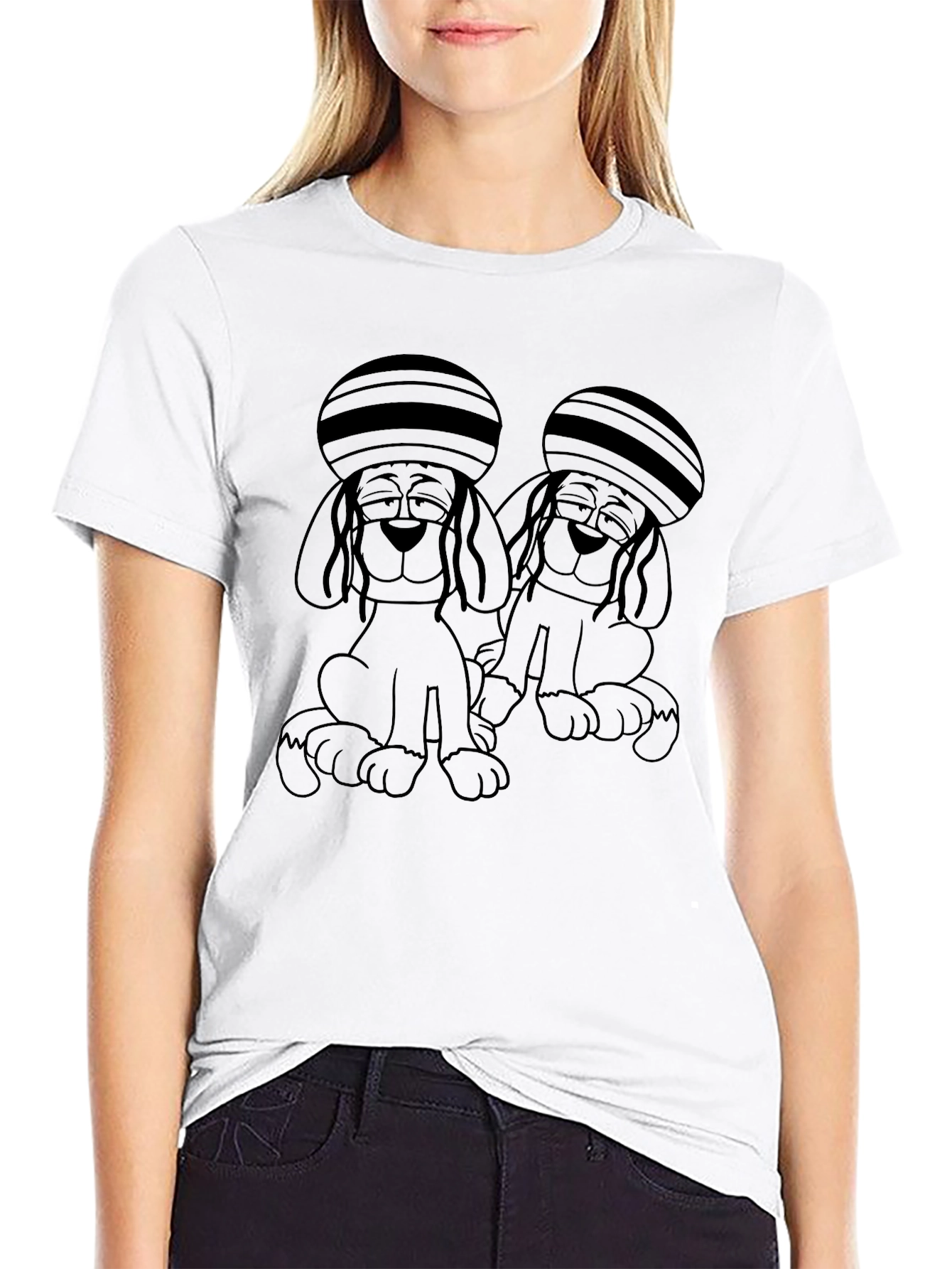 Retro Dog T-Shirt - Groovy Pup Design