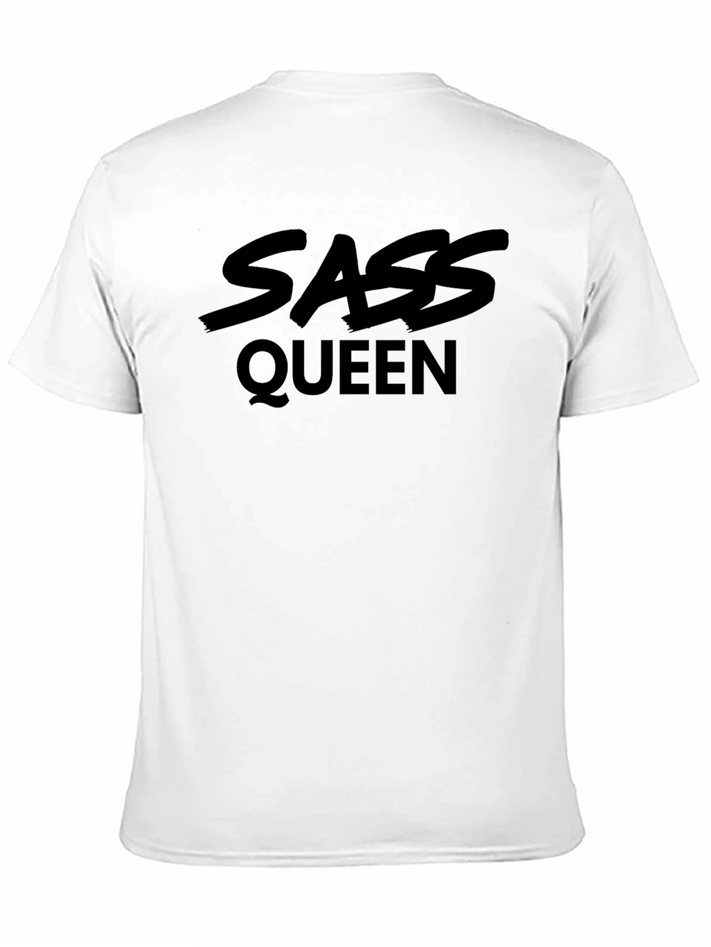 Sass Queen Black Graphic T-Shirt - Trendy & Bold