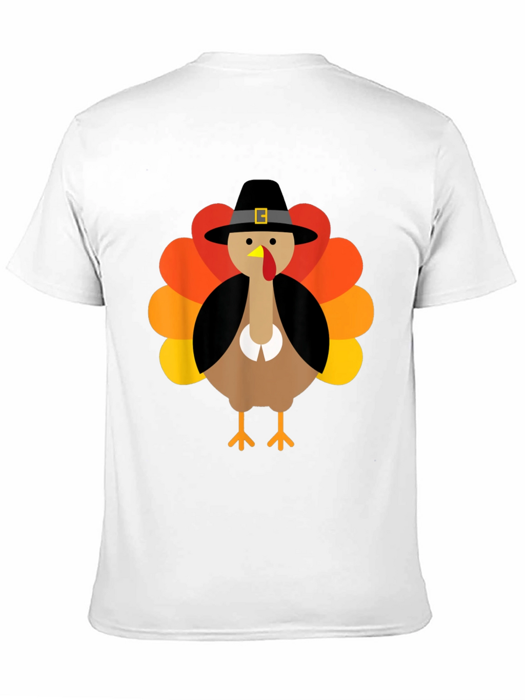 Thanksgiving Turkey Pilgrim Hat Graphic Tee