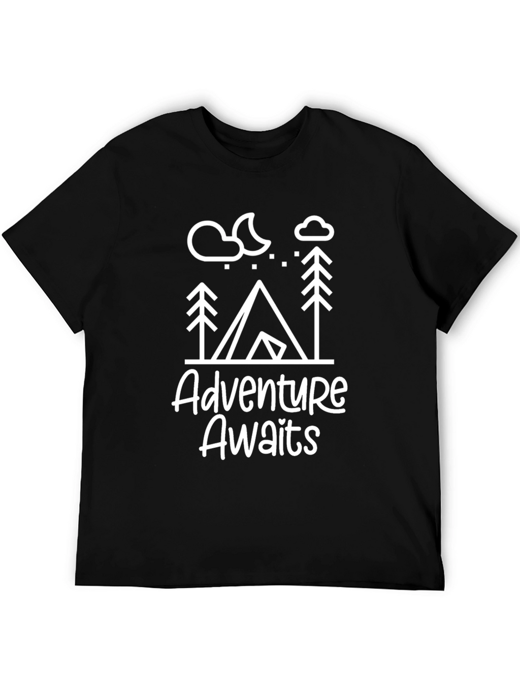 Adventure Awaits Graphic T-Shirt - Outdoor Camping Tee
