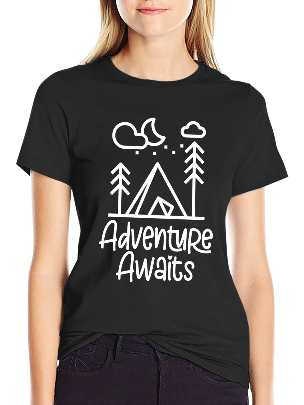Adventure Awaits Graphic T-Shirt - Outdoor Camping Tee
