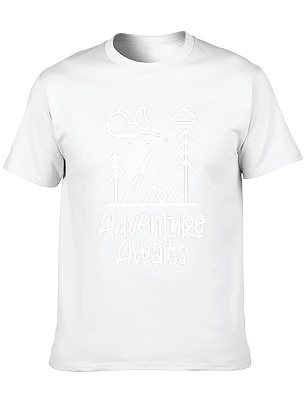 Adventure Awaits Graphic T-Shirt - Outdoor Camping Tee