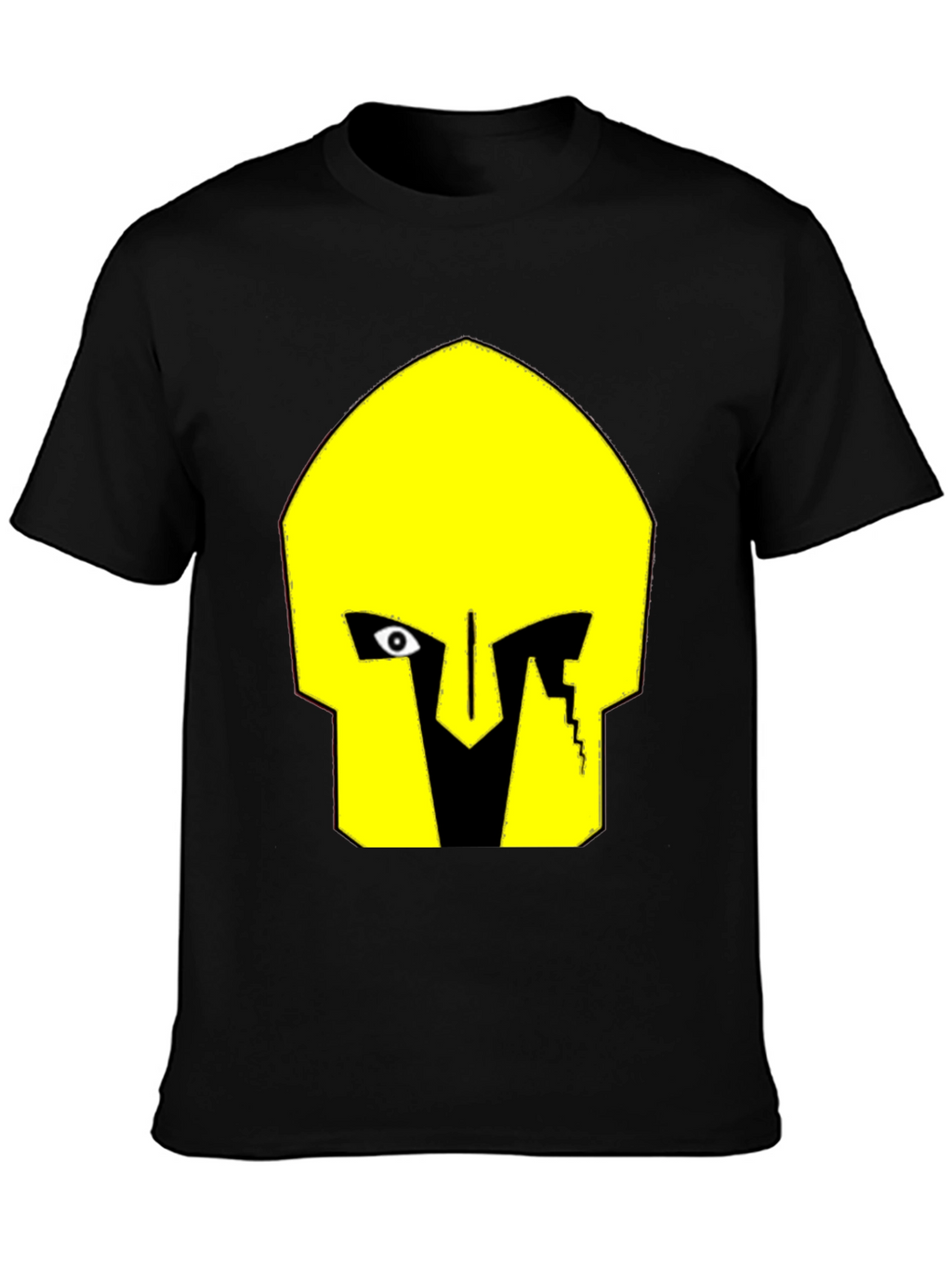 Abstract Graphic T-Shirt - Black