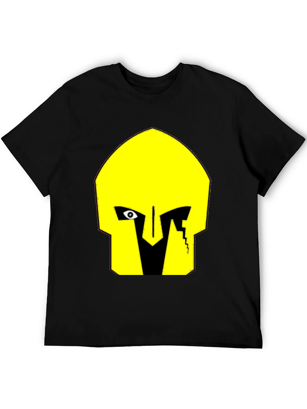 Abstract Graphic T-Shirt - Black
