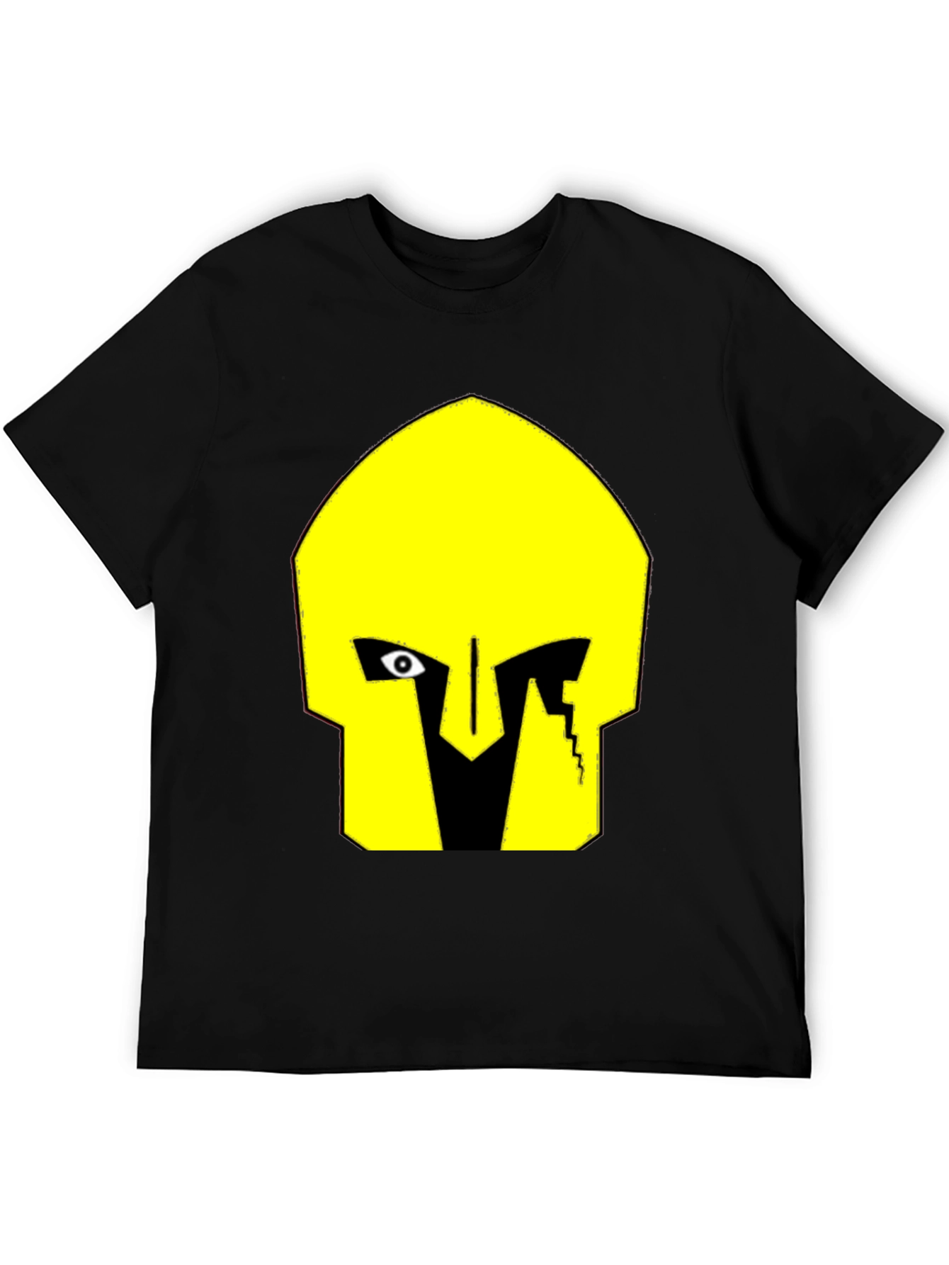 Abstract Graphic T-Shirt - Black